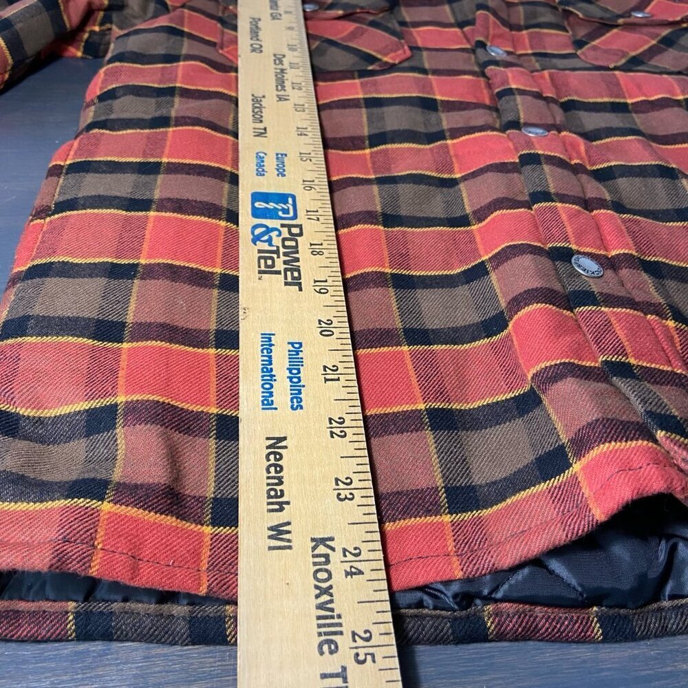 Dickies Hooded Quilted Flannel Plaid Jacket – Youth L (Fits Adult S) – NWT - Picture 4 of 9